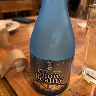 Snow Beauty Sake $18