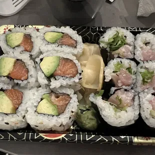 sushi and sashimi, food, sashimi, sushi