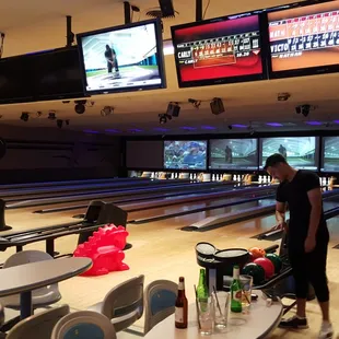 The bowling side
