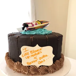 Death by Chocolate Cake Grooms cake Delicious!