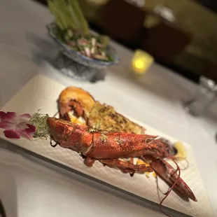 Lobster Thermidor was amazing