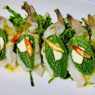 Thai Shrimp Sashimi