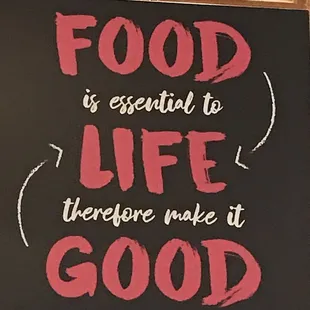 food is essential to life