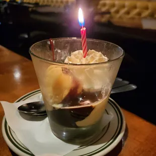 A Surprise Hot Fudge Sundae Dessert from Kruse &amp; Muer on My Birthday Sunday 9/17/2023