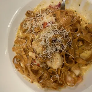 a plate of pasta