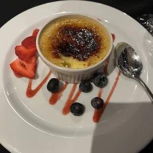 Crème Brûlée yummy just my sugar was too burnt
