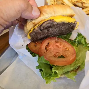 Original: hamburger, lettuce, tomato (mini burger: $6.19)