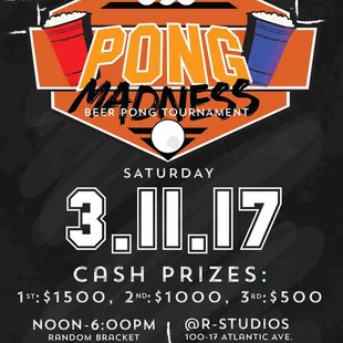 Krush is a great place to hang out and play beer pong. Anyone interested in a beer pong competition please check out www.cantbebeatco.com.
