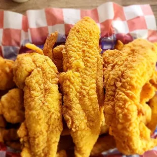 Fried fish and shrimp