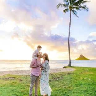 A beautiful sunrise on the east side of the island