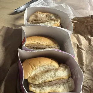 Double two single/ cheese no Damn Mustard