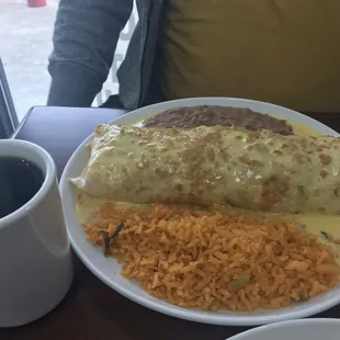 Chicken Fajita burrito
