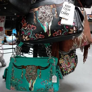 Leather purses