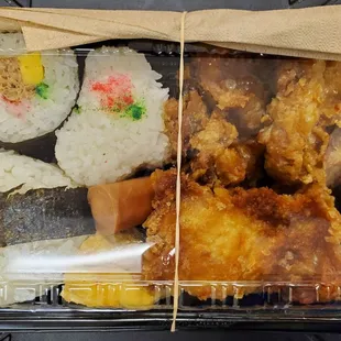 K's regular bento ($9.00).