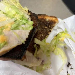 It's literally black.