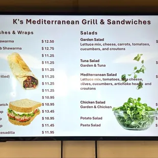 Ks Mediterranean Grill and sandwiches