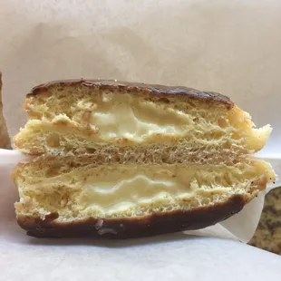Custard jelly donut