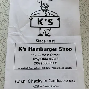 a sign for a restaurant