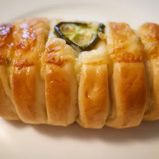 Jalepeno, cheese and sausage roll