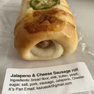 Jalapeño &amp; Cheese Sausage Roll...