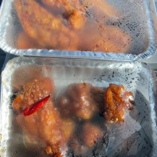 honey and spicy mixed - 12 pcs for $10