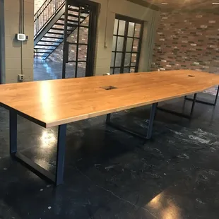 Solid White Oak Conference Table
