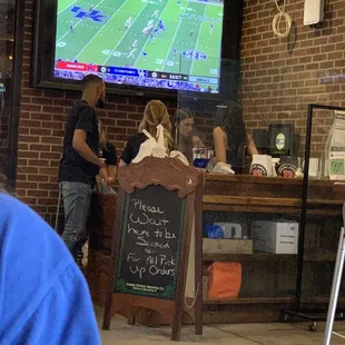 The staff sat around like this while the service was AWFUL. On their phones talking crap the whole time :)