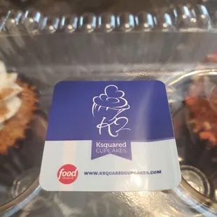 a close up of a cupcake