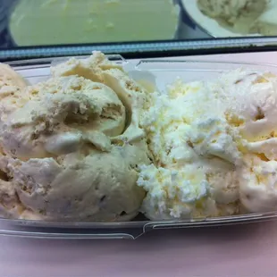2 Scoops, Butter Brickle &amp; Butter Pecan ($3.93)