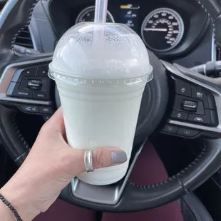 They didn't have mango or watermelon. So I end up getting coconut smoothie. It was ok!