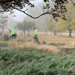 Early morning start!