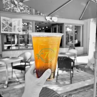 Peach tea | ig: eats.w.eva