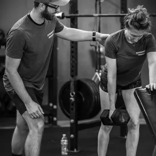 Our Coaches are trained you help you reach your goals   without compromising your form and longevity, build the best version of yourself!