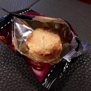 Close up of the Yam Taro Cookie - VN