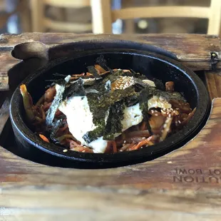 Octopus Dolsot bibimbap