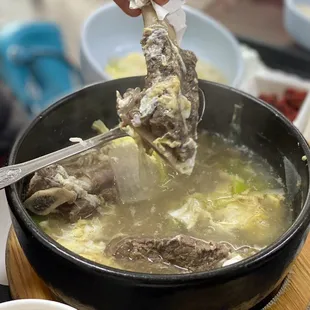 Galbi short rib soup