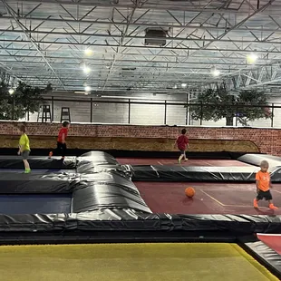 This was just some of the trampolines they had. Thought they were in good shape.