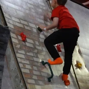 Fun climbing wall