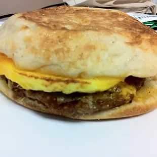 Sausage, Egg &amp; Cheese English Muffin