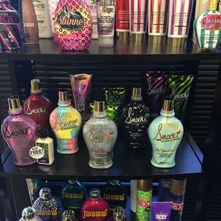 Lots of lotions to choose from