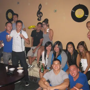 a group of people posing for a picture