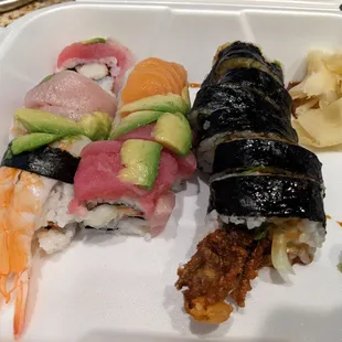 Sushi to go. So good