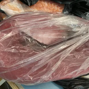 Fresh ahi belly