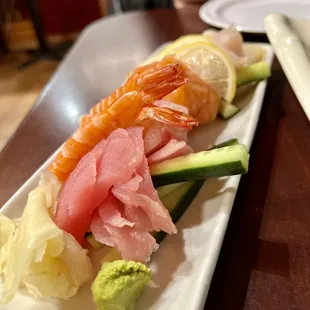 food, sushi and sashimi, sushi, sashimi