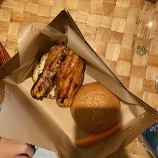 Teri Chicken Sandwich (plain and dry)