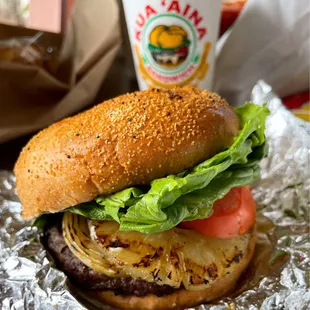 Pineapple burger