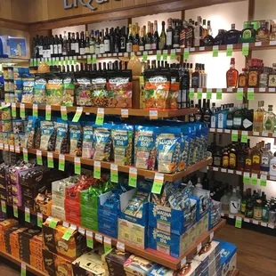 liquor and liquor on display