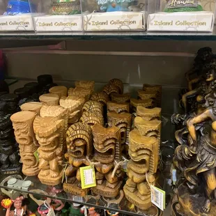 a variety of souven items