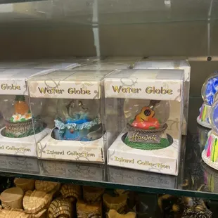 a display of various items