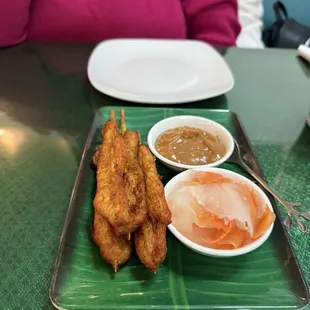 Chicken was way overcooked and cold. Sauce was think peanut butter. Lacked some other flavor.